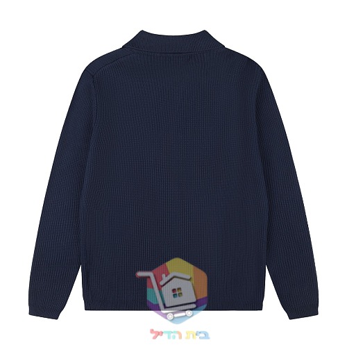 סוודר Polo Ralph Lauren וופל עם צווארון פולו ורוכסן, שישה גוונים 35
