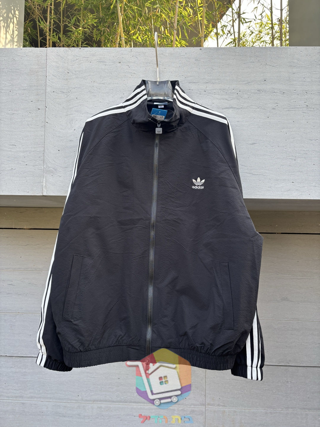 ג'קט adidas Originals Firebird Oversized Track Top שחור, כחול