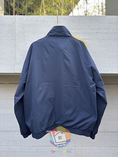 ג'קט adidas Originals Firebird Oversized Track Top שחור, כחול 22