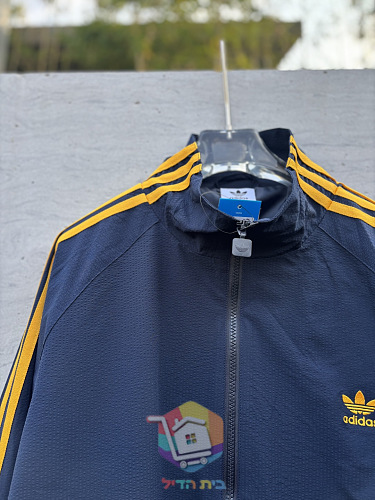 ג'קט adidas Originals Firebird Oversized Track Top שחור, כחול 33