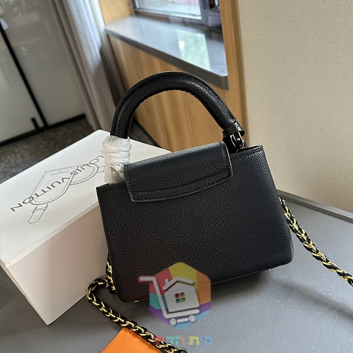 תיק Louis Vuitton Capucines עם תליון פרח ושרשרת, Mini או BB, חמישה צבעים, תמונה 21