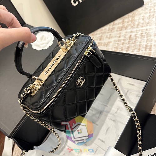 תיק Chanel Vanity Case קטן עם ידית ושרשרת, בשישה גוונים, תמונה 7