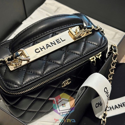 תיק Chanel Vanity Case קטן עם ידית ושרשרת, בשישה גוונים, תמונה 8