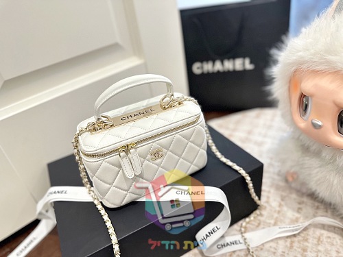 תיק Chanel Vanity Case קטן עם ידית ושרשרת, בשישה גוונים, תמונה 14