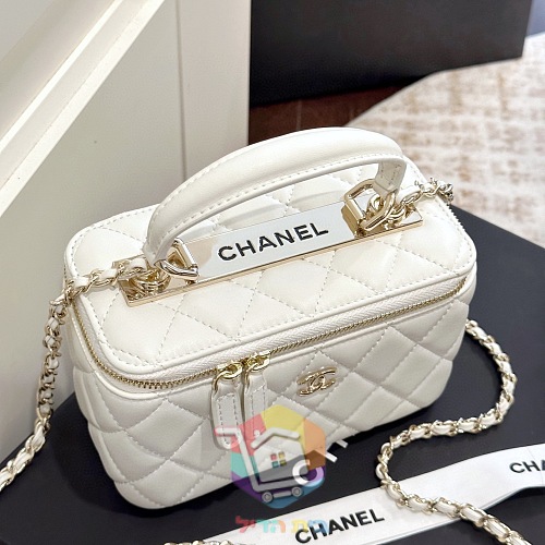 תיק Chanel Vanity Case קטן עם ידית ושרשרת, בשישה גוונים, תמונה 15
