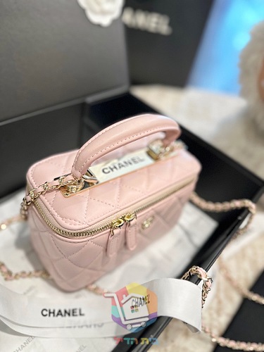תיק Chanel Vanity Case קטן עם ידית ושרשרת, בשישה גוונים, תמונה 17