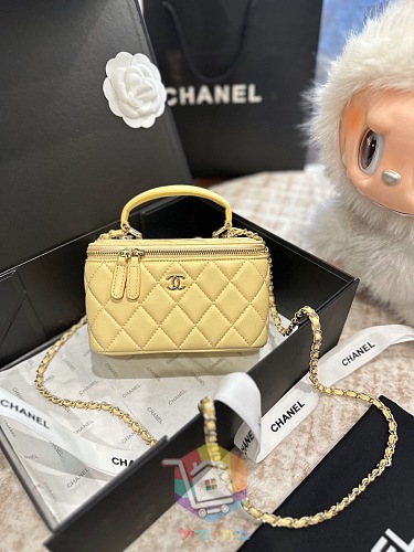 תיק Chanel Vanity Case קטן עם ידית ושרשרת, בשישה גוונים, תמונה 22