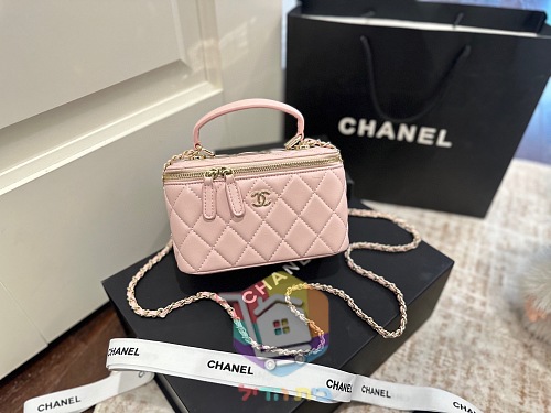 תיק Chanel Vanity Case קטן עם ידית ושרשרת, בשישה גוונים, תמונה 23