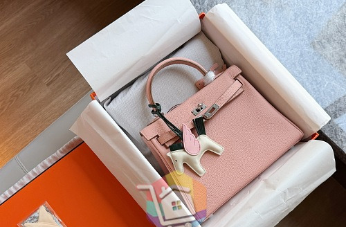 תיק Hermès Kelly 25 עם תליון סוס, שבעה צבעים, תמונה 5