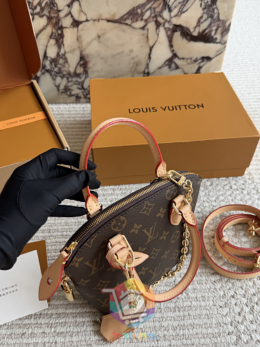 Louis Vuitton Tasche in Kuppelform mit Henkeln und Schulterriemen 8