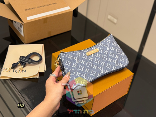 תיק Louis Vuitton בקנבס ג׳ינס, 20 ס"מ 9