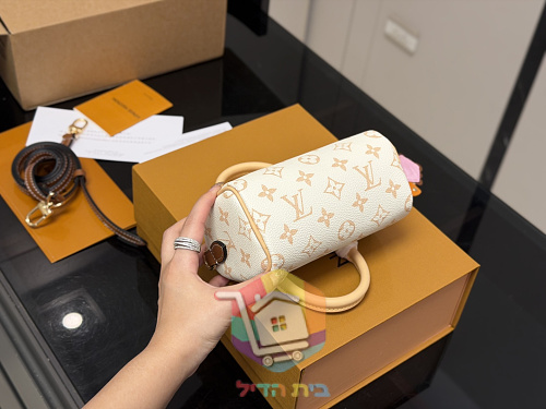 תיק Louis Vuitton Nano Speedy בקנבס Monogram Dune 2