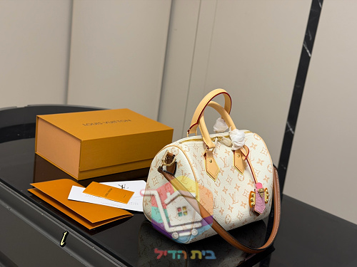 תיק Louis Vuitton Speedy בקנבס בהיר, 25 ס"מ 7