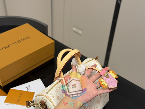 תיק Louis Vuitton Speedy בקנבס בהיר, 25 ס"מ 13