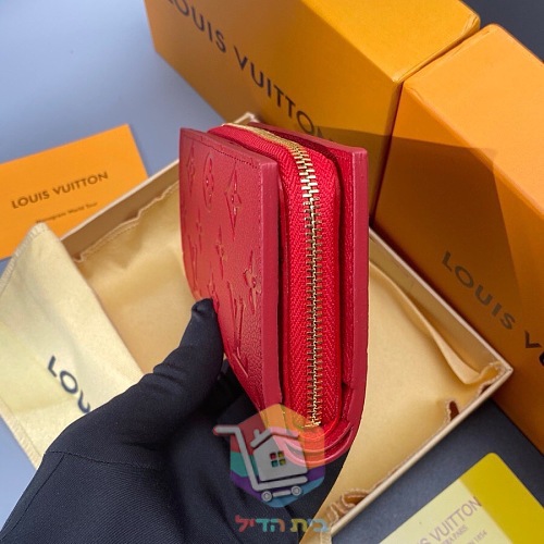 ארנק Louis Vuitton מעור מוטבע בשני גוונים 4