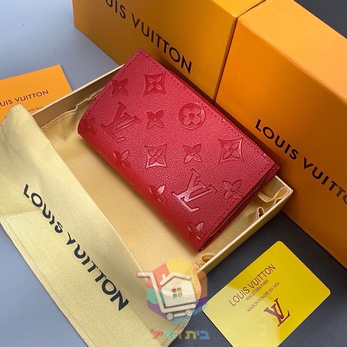 ארנק Louis Vuitton מעור מוטבע בשני גוונים 9