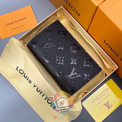 ארנק Louis Vuitton מעור מוטבע בשני גוונים 16