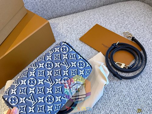 תיק Louis Vuitton Speedy בדנים מונוגרם, 20 ס"מ 7