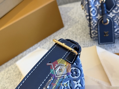 תיק Louis Vuitton Nano Speedy בדנים מונוגרם, 20 ס"מ 3