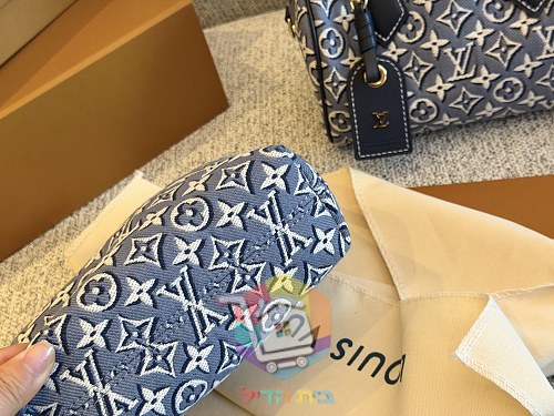 תיק Louis Vuitton Nano Speedy בדנים מונוגרם, 20 ס"מ 5