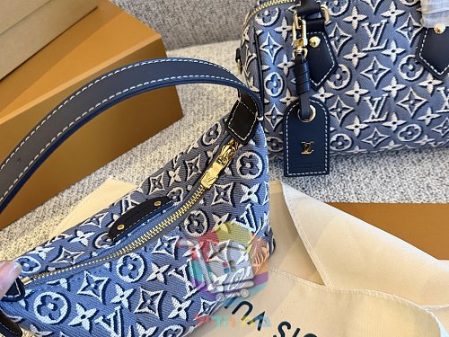 תיק Louis Vuitton Nano Speedy בדנים מונוגרם, 20 ס"מ 6