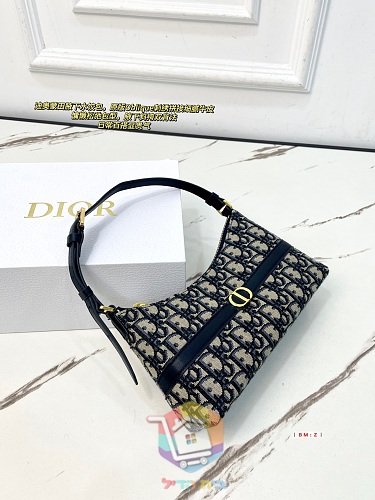 Schultertasche Dior in Halbmondform mit Monogramm 5