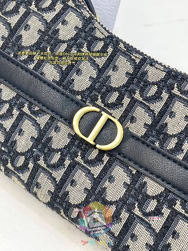 Schultertasche Dior in Halbmondform mit Monogramm 6