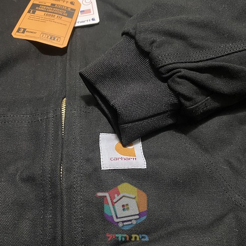 מעיל Carhartt WIP Active Jacket עם ברדס, חום, שחור 5