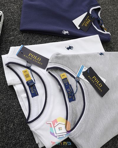 חולצת טי Polo Ralph Lauren, אפור, כחול כהה, לבן 4