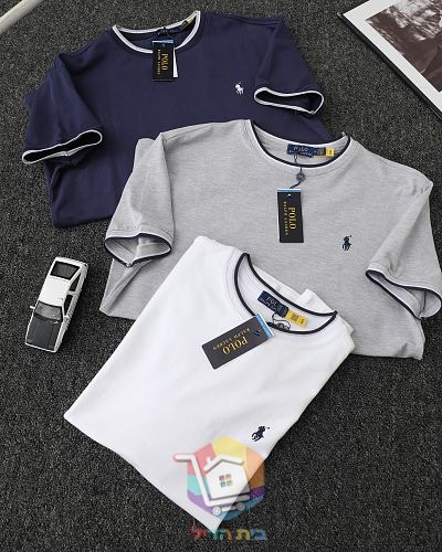 חולצת טי Polo Ralph Lauren, אפור, כחול כהה, לבן 5