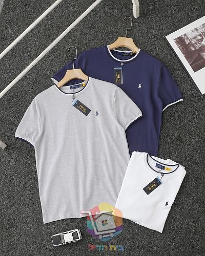 חולצת טי Polo Ralph Lauren, אפור, כחול כהה, לבן 6