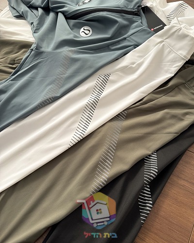 מעיל ספורט lululemon עם רוכסן וסמל בחזה, ארבעה גוונים 1