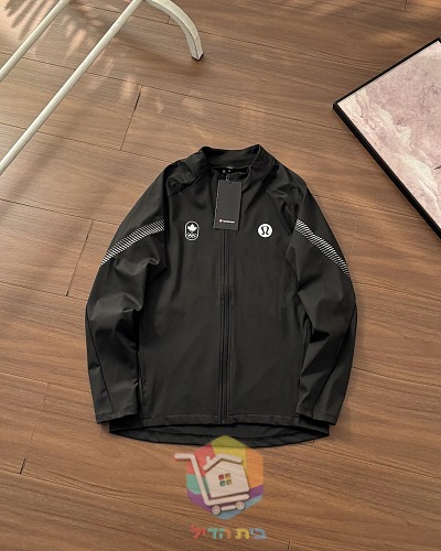 מעיל ספורט lululemon עם רוכסן וסמל בחזה, ארבעה גוונים 8