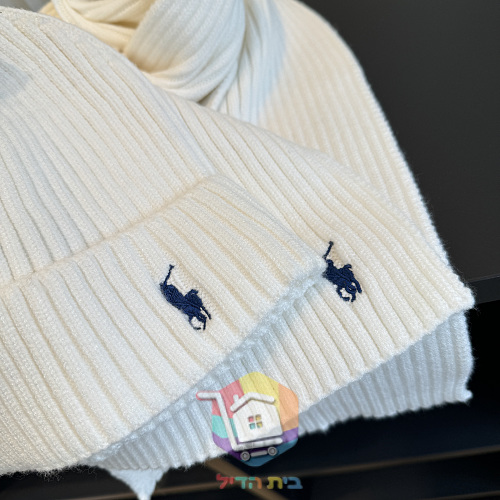 סט כובע וצעיף Polo Ralph Lauren בשבעה גוונים 4