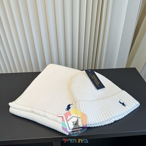 סט כובע וצעיף Polo Ralph Lauren בשבעה גוונים 8