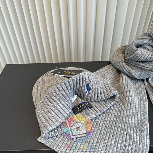 סט כובע וצעיף Polo Ralph Lauren בשבעה גוונים 18