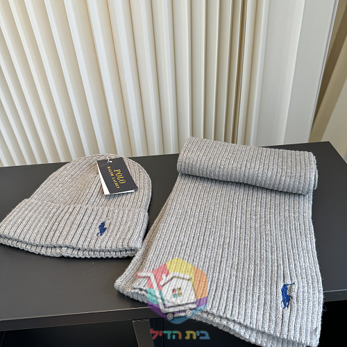 סט כובע וצעיף Polo Ralph Lauren בשבעה גוונים 23