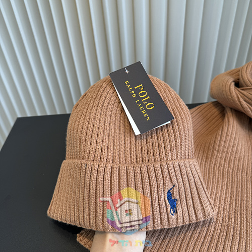 סט כובע וצעיף Polo Ralph Lauren בשבעה גוונים 29
