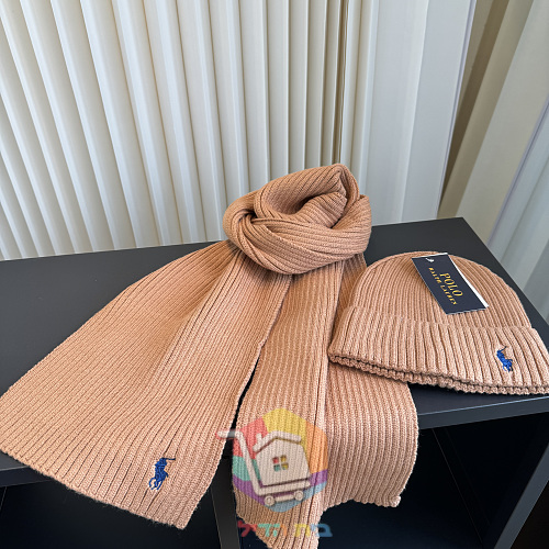 סט כובע וצעיף Polo Ralph Lauren בשבעה גוונים 30