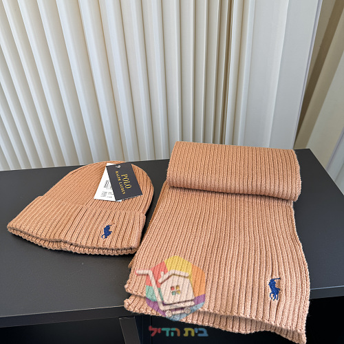 סט כובע וצעיף Polo Ralph Lauren בשבעה גוונים 32