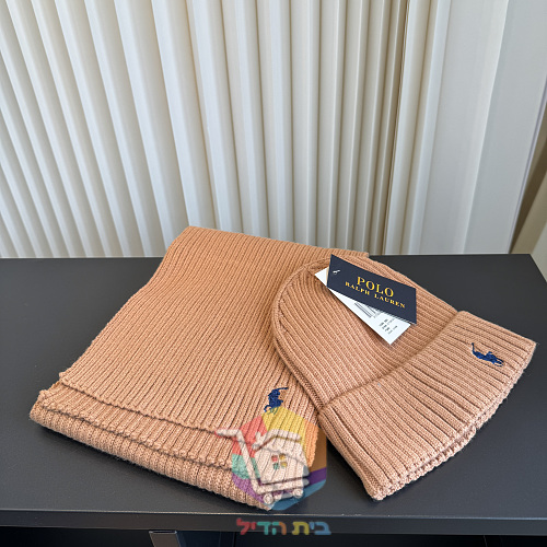 סט כובע וצעיף Polo Ralph Lauren בשבעה גוונים 33