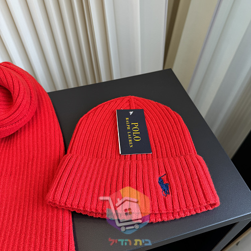 סט כובע וצעיף Polo Ralph Lauren בשבעה גוונים 34