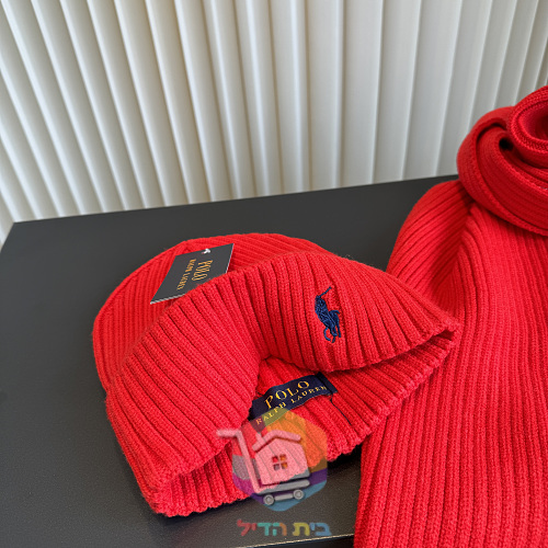 סט כובע וצעיף Polo Ralph Lauren בשבעה גוונים 35