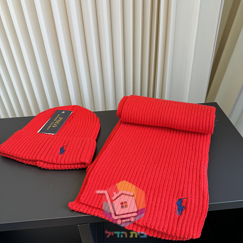 סט כובע וצעיף Polo Ralph Lauren בשבעה גוונים 40