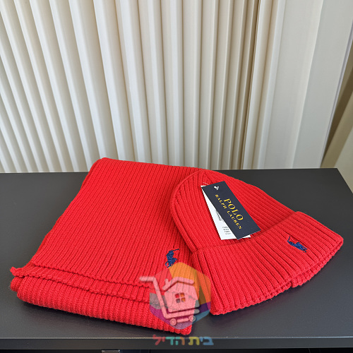 סט כובע וצעיף Polo Ralph Lauren בשבעה גוונים 41
