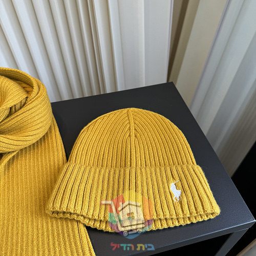 סט כובע וצעיף Polo Ralph Lauren בשבעה גוונים 43