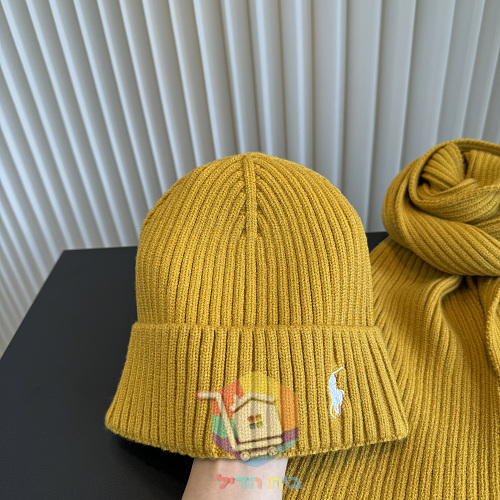 סט כובע וצעיף Polo Ralph Lauren בשבעה גוונים 45