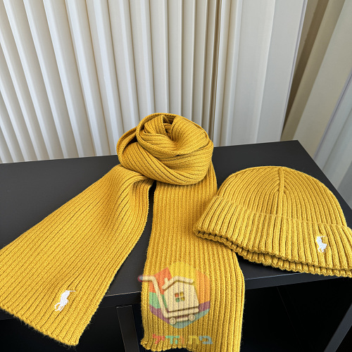 סט כובע וצעיף Polo Ralph Lauren בשבעה גוונים 47