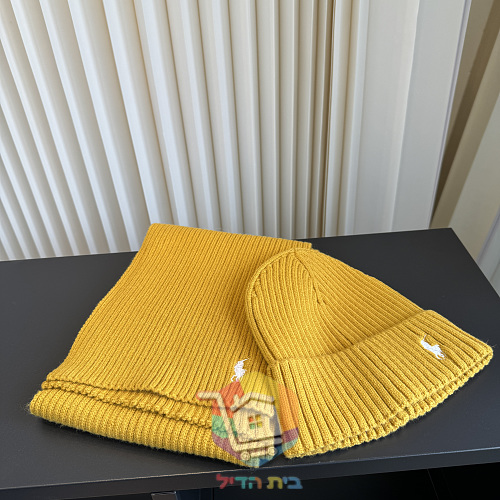 סט כובע וצעיף Polo Ralph Lauren בשבעה גוונים 49