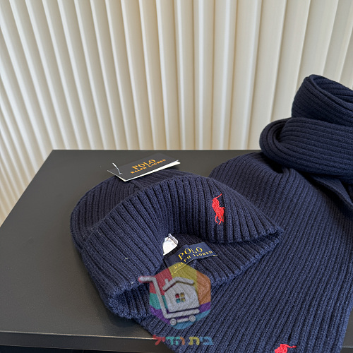 סט כובע וצעיף Polo Ralph Lauren בשבעה גוונים 51